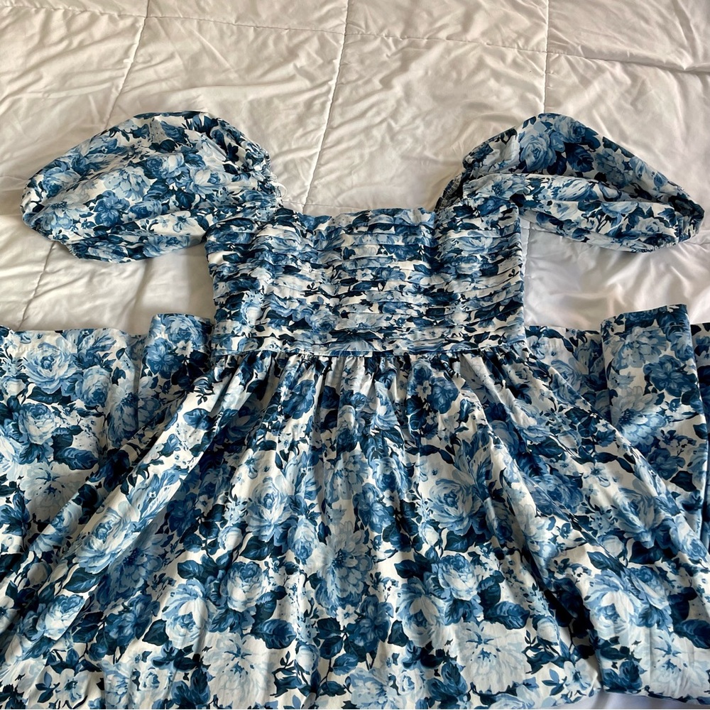 Abercrombie Emerson Poplin Midi Dress